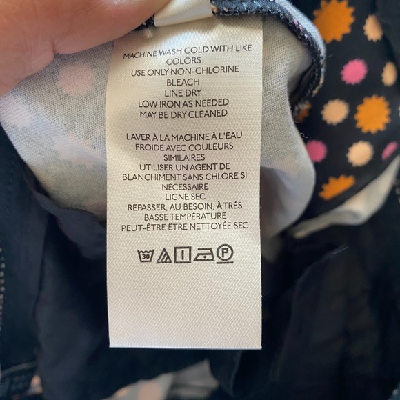 Anthropologies Kick Flare Trouser Pants Starburst Pattern Size 10 - Picture 12 of 14